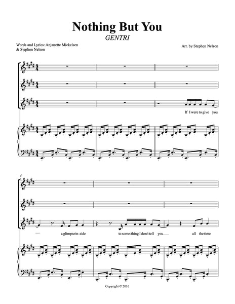 Nothing But You Sheet Music