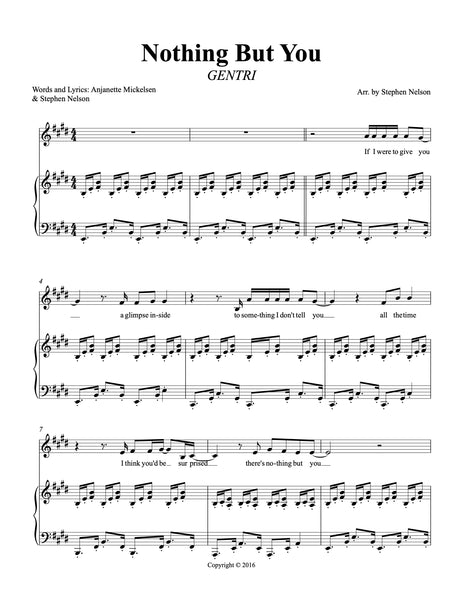 Nothing But You Sheet Music