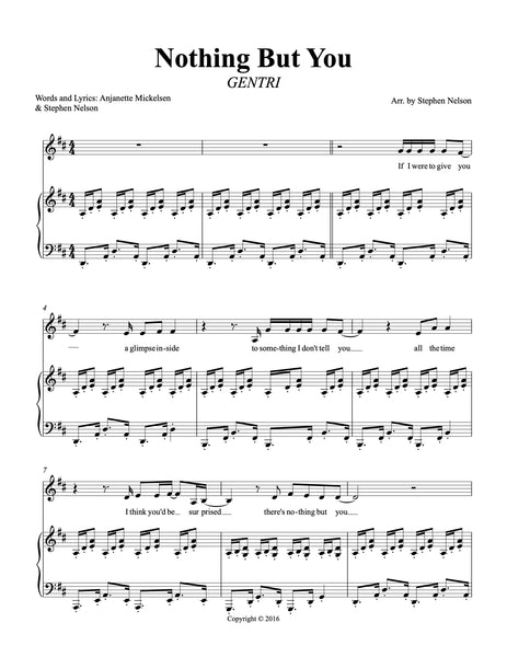 Nothing But You Sheet Music