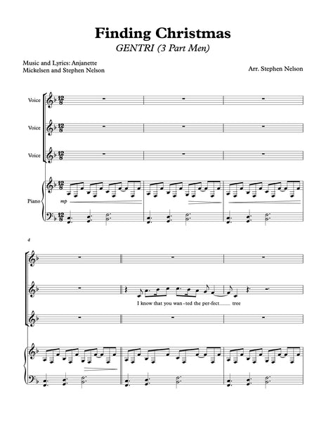 Finding Christmas Sheet Music