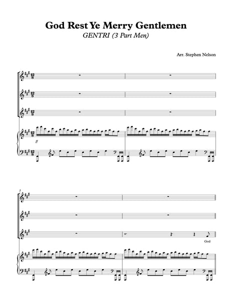 God Rest Ye Merry Gentlemen Sheet Music