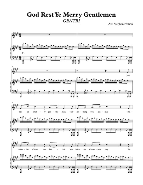 God Rest Ye Merry Gentlemen Sheet Music
