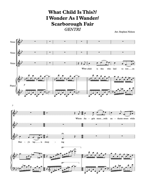 What Child Is This?/I Wonder As I Wander Sheet Music