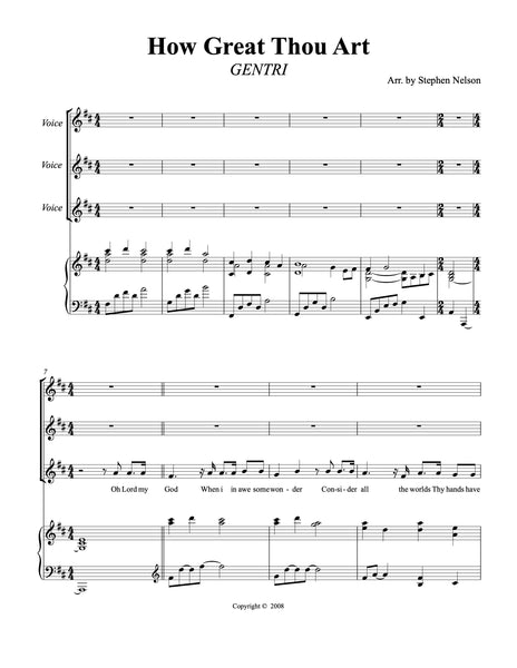 How Great Thou Art Sheet Music
