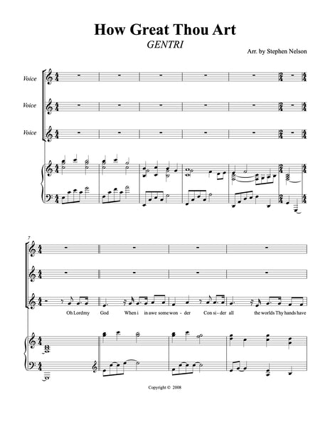 How Great Thou Art Sheet Music