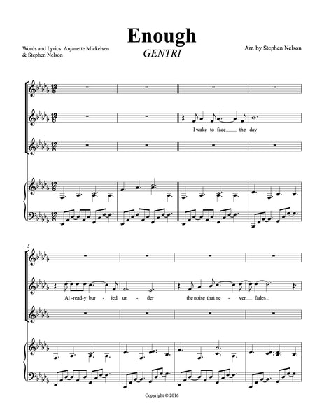 Enough Sheet Music