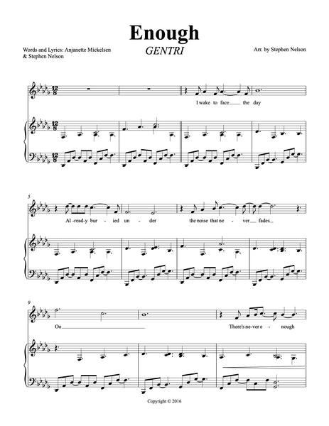 Enough Sheet Music