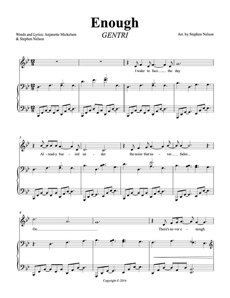 Enough Sheet Music