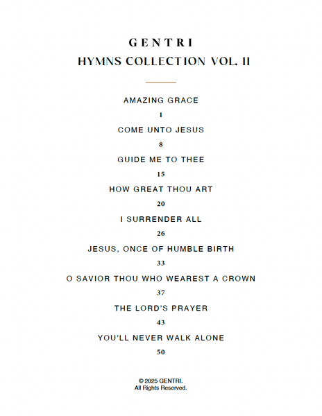 GENTRI Hymns Collection Vol. II
