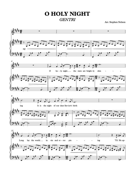 O Holy Night Sheet Music