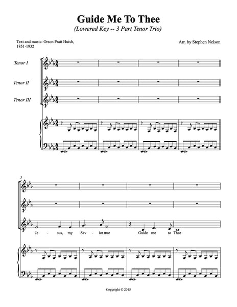 Guide Me To Thee Sheet Music