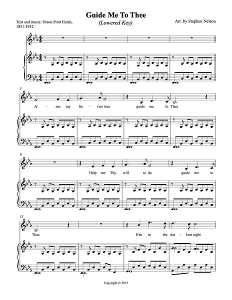 Guide Me To Thee Sheet Music