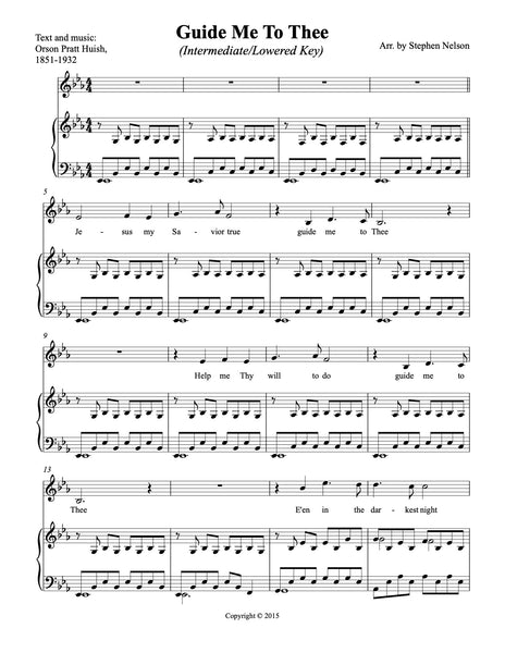 Guide Me To Thee Sheet Music
