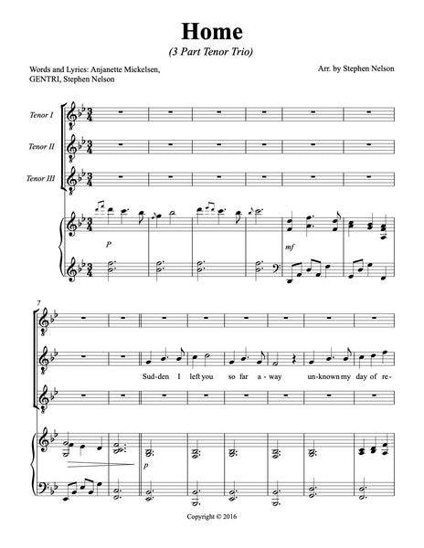 Home Sheet Music