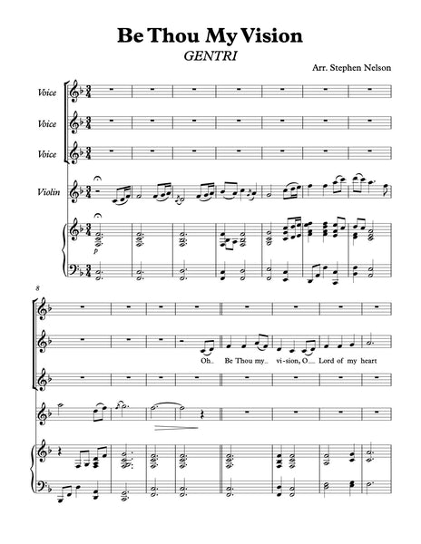 Be Thou My Vision Sheet Music