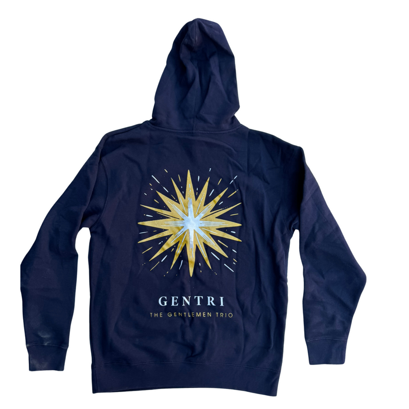 Navy Christmas Star Hoodie