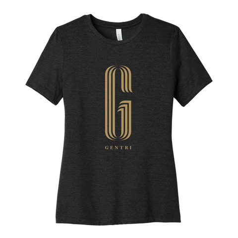 Women's Heather Black and Gold GENTRI T-Shirt