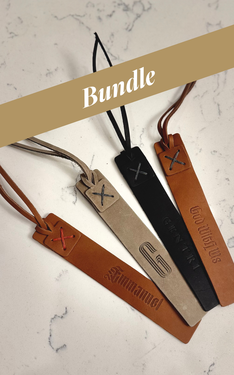 BUNDLE Leather GENTRI Bookmarks