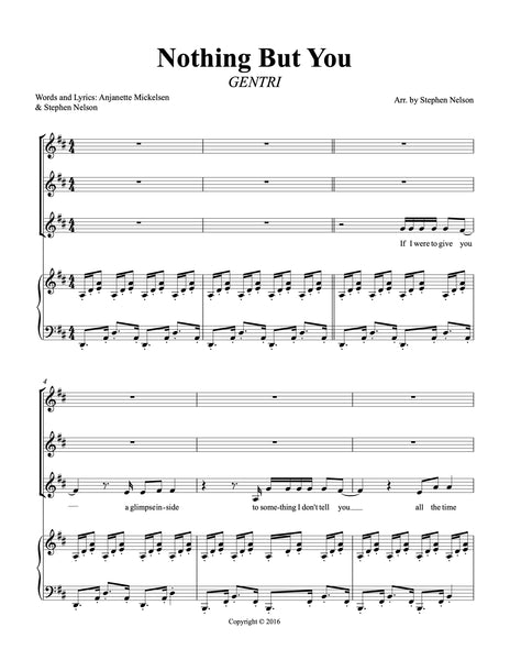 Nothing But You Sheet Music