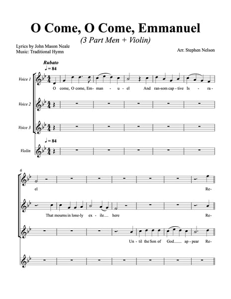 O Come Emmanuel Sheet Music