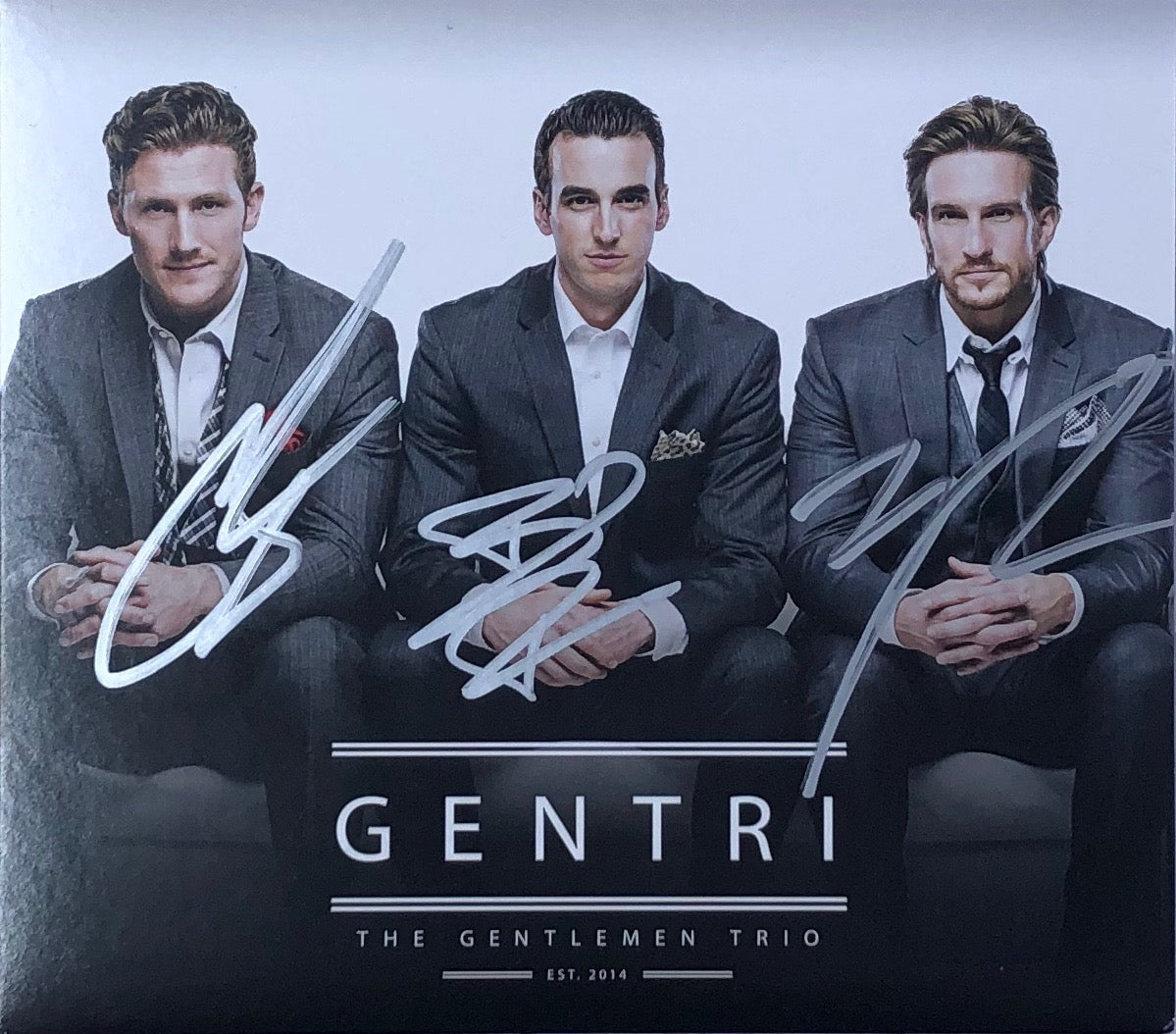 Autographed GENTRI - The Gentlemen Trio CD - Limited Edition