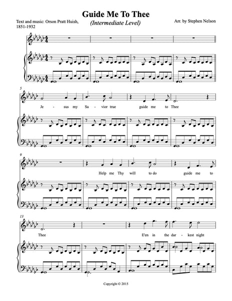 Guide Me To Thee Sheet Music